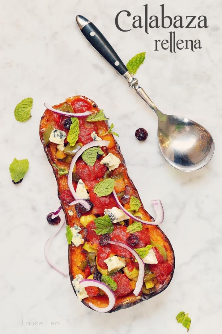 Calabaza asada y rellena para festejar el otoño (o para celebrar la Navidad con amigos)