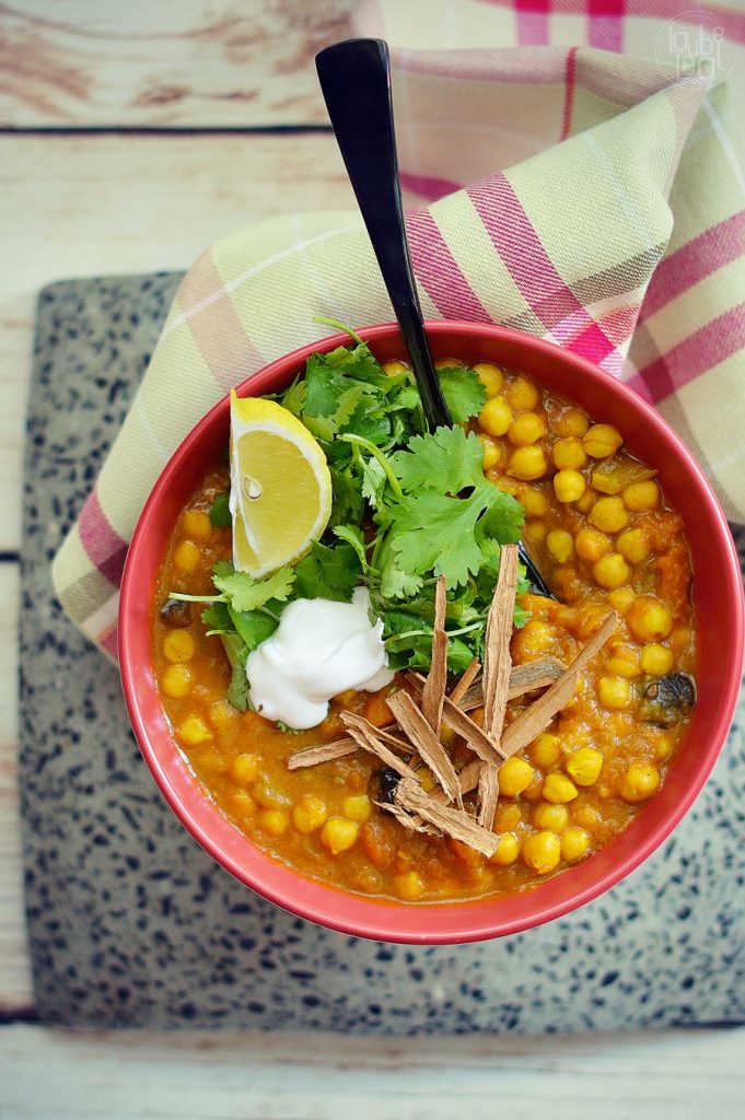 Ni potaje, ni curry guiso de garbanzos y calabaza Laube Leal